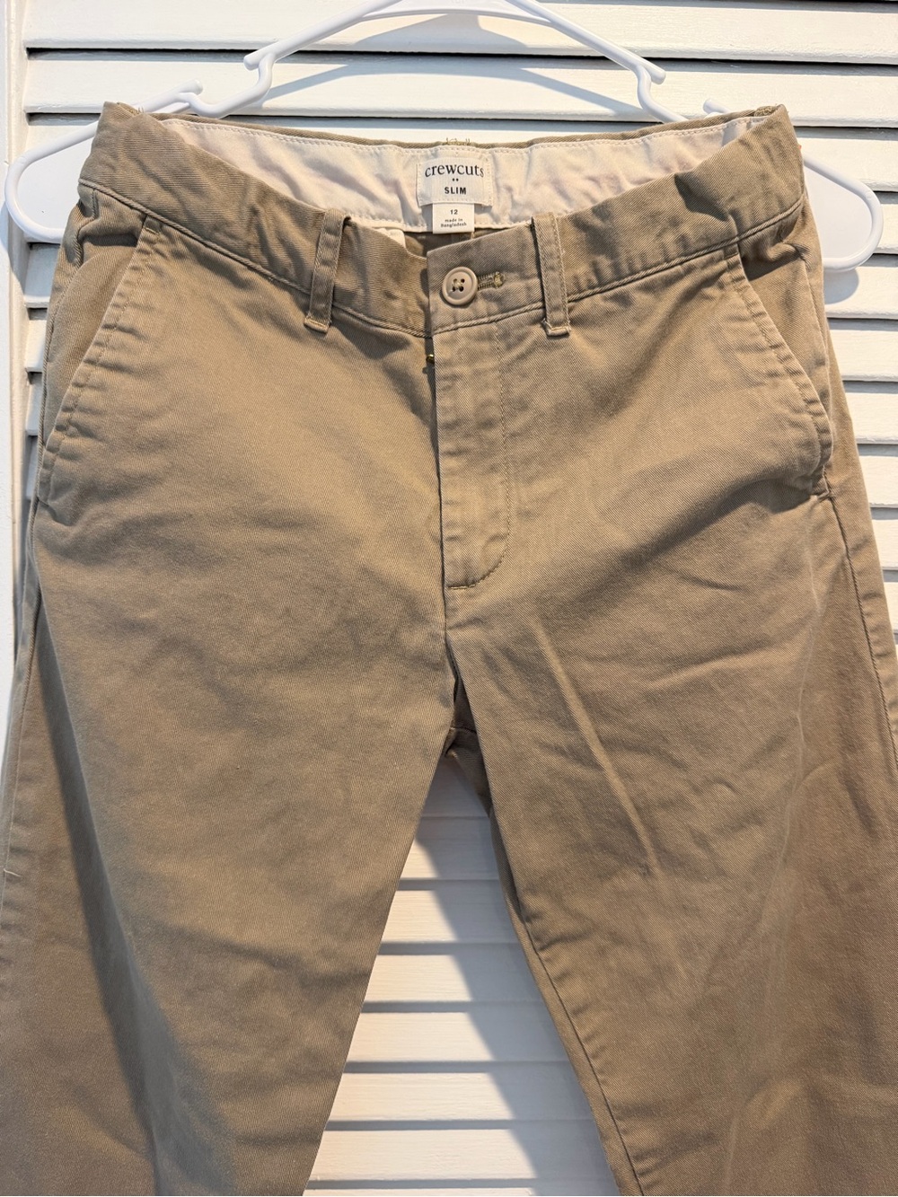 J.Crew Boys Size 12 Chinos Khaki Slim